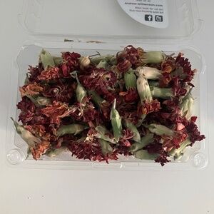 Carnation dried flowers red and pink mix for arts, crafts, floral decor